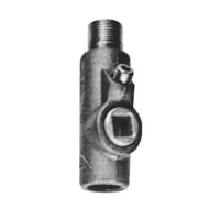 EATON Crouse-Hinds EYS616 Conduit Sealing Fitting, 2 in MNPT x 2 in FNPT, For Use With Conduit System, Ductile Iron/Feraloy® Iron Alloy, Aluminum Acrylic Painted/Electro-Galvanized
