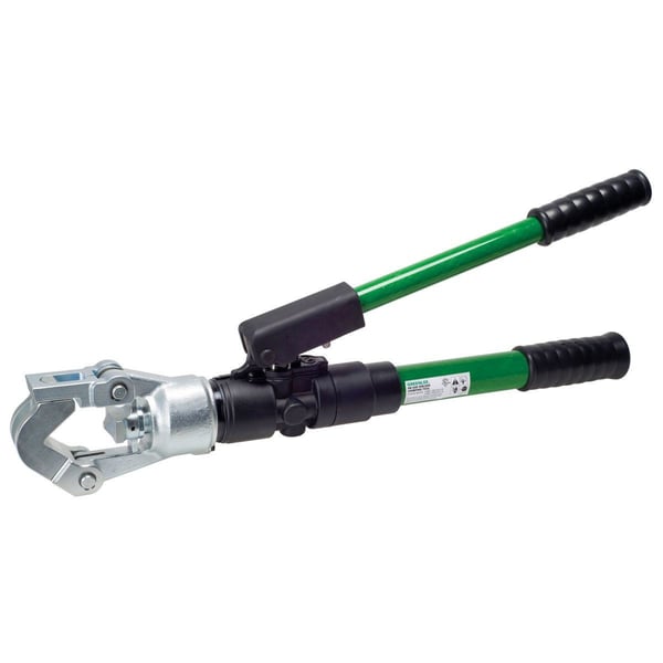 HK12IDGreenlee® HK12ID Hand Hydraulic Dieless Crimping Tool, 4 AWG to 1000 kcmil, 6 AWG to 1000 kcmil Cable/Wire