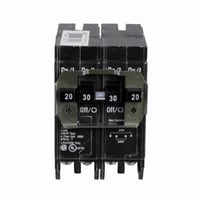 BRD220230EATON BRD220230 Type BR Quadplex Circuit Breaker, 120/240 VAC, 20 to 30 A, 10 kA Interrupt, 4 Poles, Independent/Thermal Magnetic Trip