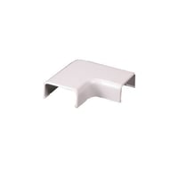 Wiremold® 2811 Flat Non-Metallic Raceway Elbow, 90 deg Bend, 1 x 1/2 in OD, PVC