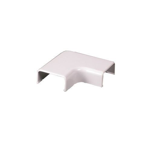 Wiremold® 2811 Flat Non-Metallic Raceway Elbow, 90 deg Bend, 1 x 1/2 in OD, PVC