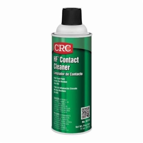 03125CRC® 03125 HF Series Flammable High Flash Contact Cleaner, 16 oz Aerosol Can, Slight Hydrocarbon Odor/Scent, Clear, Liquid Form
