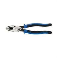 J2000-9NECRTPKlein® Journeyman™ J2000-9NECRTP New England Nose Lineman's Plier, 1-19/32 in L x 1-1/4 in W x 5/8 in THK Tool Steel Jaw, High Leverage Cut, 9-1/2 in OAL