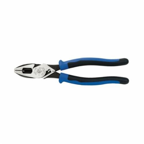 J2000-9NECRTPKlein® Journeyman™ J2000-9NECRTP New England Nose Lineman's Plier, 1-19/32 in L x 1-1/4 in W x 5/8 in THK Tool Steel Jaw, High Leverage Cut, 9-1/2 in OAL