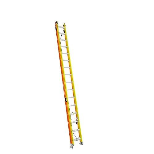 T6232-2GSWERNER® T6232-2GS GLIDESAFE™ Extension Ladder, Fiberglass, 32 ft H, Tri Rung Extension, Type IA Rating