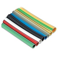 Shrink-Kon® HS12-6-25 Heat Shrink Tubing With Thermoplastic Adhesive Liner, 0.51 in ID Expanded, 0.16 in ID Recovered, 0.09 in THK Wall Recovered, 25 ft L, Polyolefin, Black