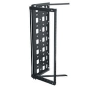 Middle Atlantic® SFR-12-18 Swing Frame Rack, Height: 27-1/4 in, 24 in Depth, Powder Coat, Black, Mounting: Wall