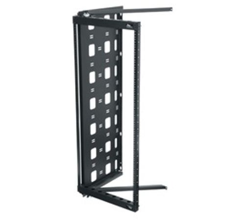 Middle Atlantic® SFR-12-18 Swing Frame Rack, Height: 27-1/4 in, 24 in Depth, Powder Coat, Black, Mounting: Wall