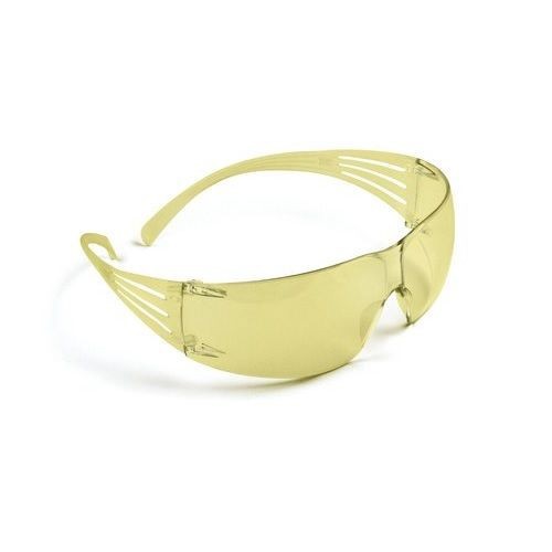 078371-657223M™ SecureFit™ 078371-65722 SF203AS 200 Lightweight Safety Glasses, Anti-Scratch Amber Lens, Frameless Amber Polycarbonate Frame, Polycarbonate Lens, Specifications Met: ANSI Z87.1-2015, CSA Z94.3