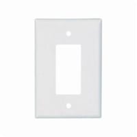 2751W-BOXEATON Arrow Hart™ 2751W-SP-L 2000 Oversized Decorator Wallplate, 1 Gangs, 5-1/4 in H x 3-1/2 in W, Thermoset, White