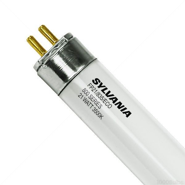 Sylvania PENTRON® FP21/835/ECO/20921 High Output Fluorescent Lamp, 21 W, Miniature Bi-Pin Fluorescent Lamp, 1900 Lumens, 85 CRI, 3500 K, 33.98 in L
