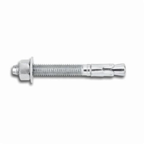 DeWALT® Power-Stud+® SD1 7433SD1 Expansion Wedge Anchor, 5/8 in Dia, 5 in OAL, 3 in L Thread, Carbon Steel, Zinc Plated