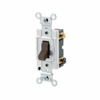 CSB4-15Leviton® CSB4-15I 4-Way Grounding AC Quiet Toggle Switch, 120/277 VAC, 15 A, 1/2, 2 hp Power Rating