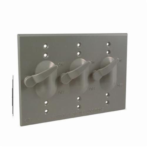 5126-0BELL® 5126-0 Weatherproof Lever Switch Cover, 6-13/32 in L x 4-17/32 in W, Die Cast Aluminum