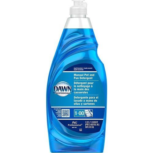 Dawn® 45112 Dishwashing Liquid, 38 oz Bottle, Dark Blue/Yellow, Liquid, Composition Ethanol
