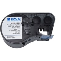 M-250-1-342Brady® PermaSleeve® M-250-1-342 M Series 1-Sided Blank Heat Shrink Wire Marker Sleeve, 16 to 8 AWG Wire, 1.015 in L x 1 in W, B-342 Polyolefin, Blank Legend
