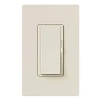 DV-603P-LA-CSADiva® DV-603P-LA 3-Way Designer Style Dimmer Switch With Locator Light, 120 VAC, 1 Poles, On/Off Operation, Light Almond