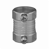 Appleton® ETP™ 5300S 5000S Set Screw Coupling, 3 in, For Use With EMT Conduit, Steel, Zinc Plated