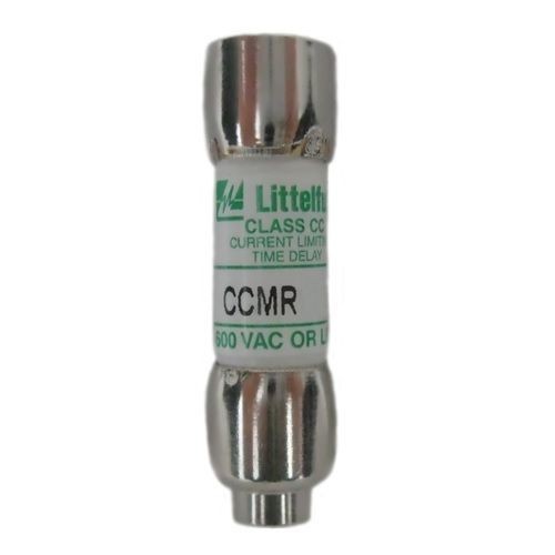 Littelfuse® POWR-GARD® CCMR.250TXP Time Delay Fuse, 0.25 A, 600 VAC/250 VDC, 20/200 kA Interrupt, CC Class, Cartridge Body