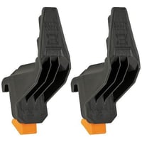 Klein® 54816MB Multi-Hook Rail Attachment, For Use With MODbox™ Rail System Components, Hard Plastic, Dark Gray