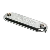 O-Z/Gedney Clip-On™ 670 170 Conduit Body Cover, 2 in Hub, For Use With Form 7™ Conduit Body, Stamped Steel, Pre-Galvanized Zinc