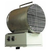 TPI P3P5530T 5500 3-Phase Standard Washdown Fan Forced Unit Heater, 102390 Btu/hr, 480 VAC, 36.1 A, 30 kW