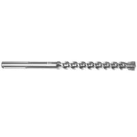 Milwaukee® 48-20-3966 4-Cutter Rotary Hammer Drill Bit, 1-1/8 in Drill Bit, 45/64 in SDS Max® Shank, 16 in D Cutting, Carbide Cutting Edge, 21 in OAL