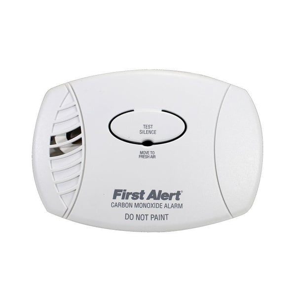 CO605BBRK® CO605B Carbon Monoxide Detector Alarm, Electrochemical Sensor, 9 VDC Battery, Audible Alarm/LED Display, 85 dB