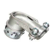 Arlington 850 2-Screw Cable Connector, 3/8 in Trade, 1/2 in Knockout, 0.44 to 0.75 in Cable Openings, Die Cast Zinc