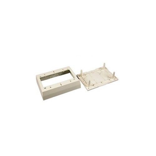 Wiremold® 2348-3 3-Gang Deep Non-Metallic Device Box, 4-3/4 in L x 7 in W x 1-3/4 in H, Ivory