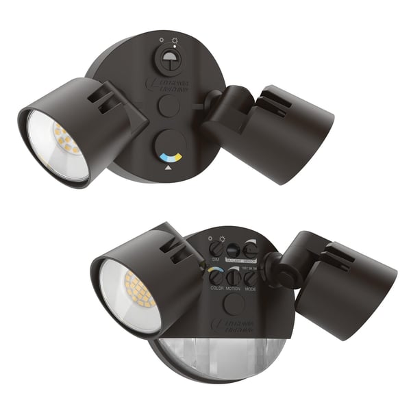 HGX LED 2RH ALO SWW2 120 PIR WH M2Lithonia Lighting® HGX LED 2RH ALO SWW2 120 PE WH M2 HGX Security Homeguard Floodlight, 15 W Fixture, 120 V
