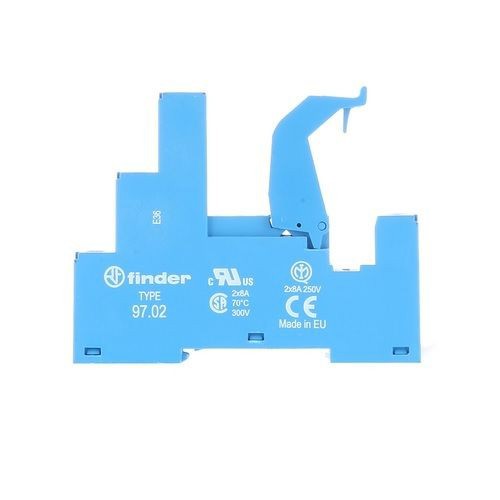 97.02SPAFinder® 97.02SPA 97 Series Relay Socket, 250 VAC, 8 A, For Use With 46.52 Miniature Industrial Relay, 8 Pin, 2 Poles