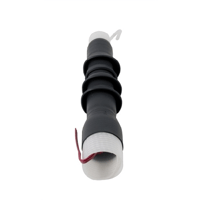054007-422143M™ 7690-S Cold Shrink QT-III Termination Kit, 3, Silicone Rubber, Black, 1.05 - 1.8 in OD Cable Insulation