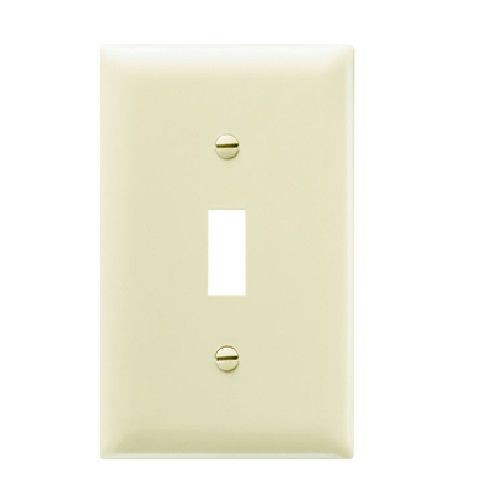 Pass & Seymour® TradeMaster® TP1-I Standard Wallplate, 1 Gangs, 4.7 in H x 2-3/4 in W, Thermoplastic, Ivory