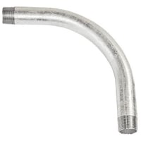 GALELL40090 deg Elbow, Galvanized Rigid, Steel, Threaded, 4 Inch