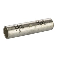 NSI C-2/0 C Series Long Barrel Compression Splice, 2/0 AWG Stranded Conductor, 2-1/4 in L, Copper