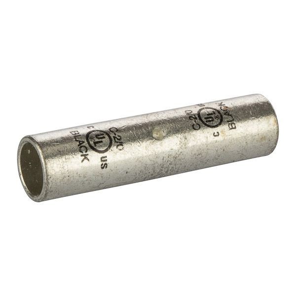 NSI C-2/0 C Series Long Barrel Compression Splice, 2/0 AWG Stranded Conductor, 2-1/4 in L, Copper