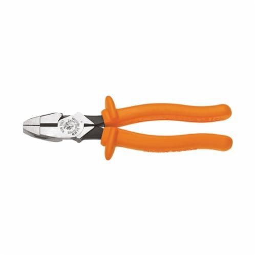 D213-9NE-INSKlein® D213-9NE-INS New England Nose Cutting Plier, 1.594 in L x 1.313 in W x 5/8 in THK Steel Jaw, High Leverage/Side Cut, 9.68 in OAL, ASTM Specified