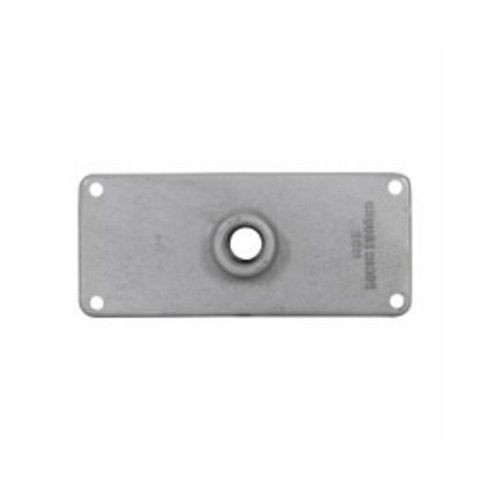 Crouse-Hinds RSP6 4E Raintight Conduit Hub Plate, (1) 2 in Hub, For Use With 8-1/2 x 4 in Sides of RS and RSM Series Junction Boxes, Feraloy® Iron Alloy
