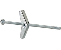 RAWL 4233 Toggle Bolt, Carbon Steel, Mushroom Head, 1/4 x 3 in, 5/8 in Drill Dia