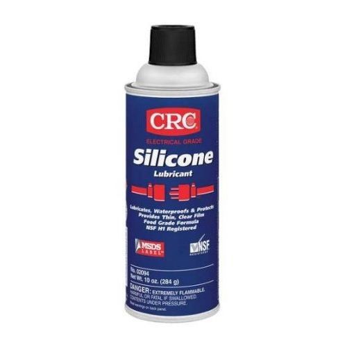 CRC® 02094 Dry Film Extremely Flammable Multi-Purpose Silicone Lubricant, 16 oz Aerosol Can, Liquid Form, Clear/Water White, -40 to 400 deg F