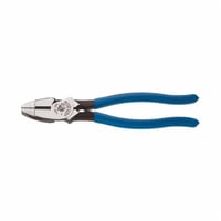 D2000-9NETHKlein® D2000-9NETH Heavy Duty New England Nose Lineman's Plier, 1-19/32 in L x 1-1/4 in W x 5/8 in THK Tool Steel Jaw, Crosshatch Knurled Jaw Surface, High Leverage Cut, 9.34 in OAL