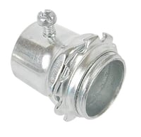 SC200RKONAllied Tube & Conduit SC200RKON Straight Set Screw Connector, 2 in Trade, For Use With EMT Conduit, Steel, Zinc Plated