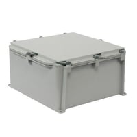 Kraloy® JBox™ 278309 Junction Box, 12 in L x 12 in W x 6 in D, Screw Cover, NEMA 1/2/3R/4/4X/6/6P/12/13, PVC