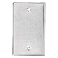 Data-Spec SheetRed Dot® CCB Blank Weatherproof Receptacle Cover, 4-9/16 in L x 2-13/16 in W, Steel
