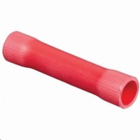 SP16BURNDY® VINYLINK SP16 Splice Connector, 22 to 16 AWG Conductor, 1 in L, Seamless Barrel, Copper, Red