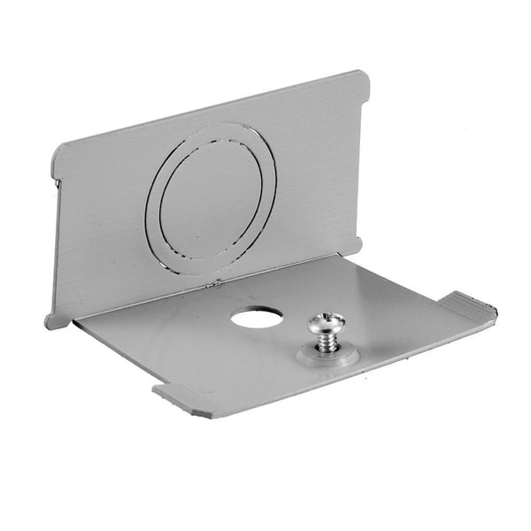 Wiring Device-Kellems HBL3010BGY Standard End Cap With 1/2, 3/4 in NPT Concentric, Rectangular Knockouts, For Use With HBL3000 Metal Raceway, Roll Formed Steel, Gray