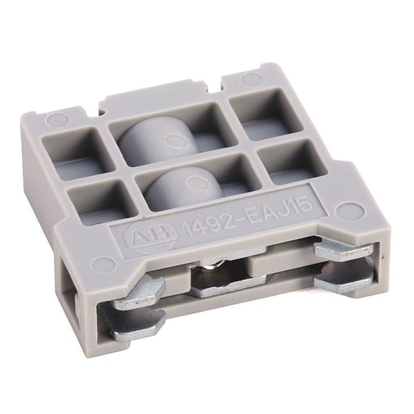 Allen-Bradley 1492-EAJ15 End Anchor, for Mini Duty Din Rail, 8 x 27 x 27mm (0.31 x 1.06 x 1.06 in), Gray0, for Use With 1492-DR3