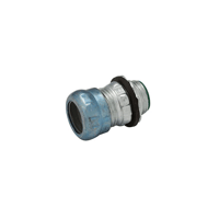 2966RTRACO® 2966RT Insulated Raintight Compression Connector, 4 in Trade, For Use With EMT Conduit, Steel, Electro-Plated Zinc