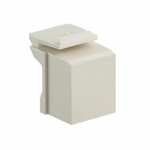 41084-BILeviton® QuickPort® 41084-BI Blank Insert, Snap-In Mount, Plastic, Ivory
